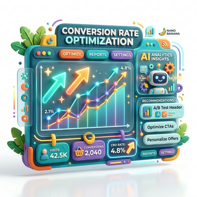 에이전틱 AI 기술로 랜딩페이지 전환율을 실시간 분석·자동 최적화하는 시스템 도식